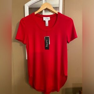 Joseph Ribkoff Lipstick Red Shirt, US Size 2, Brand new never worn.